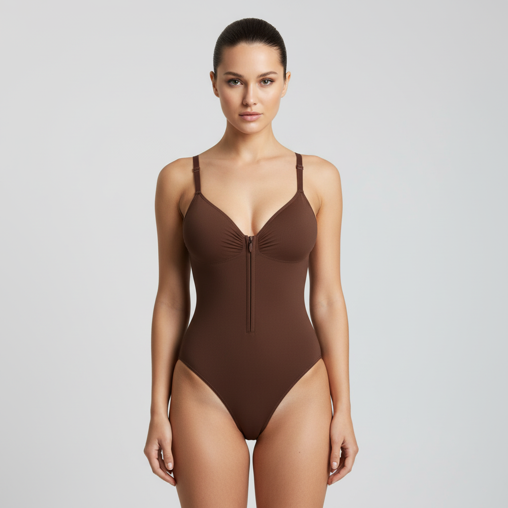 SCULPTING ZIP BODYSUIT